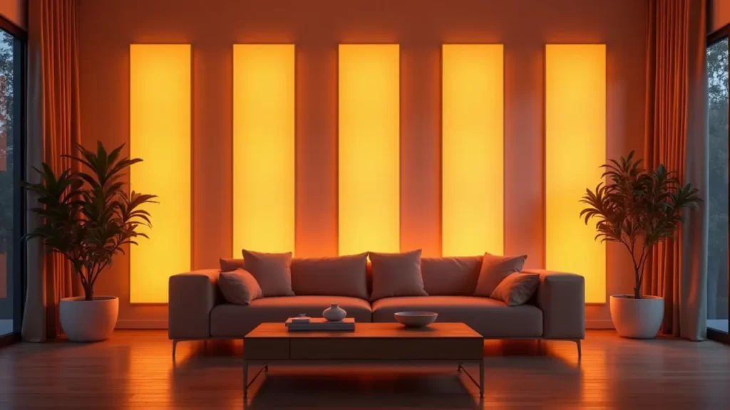Colour-changing LED Wall Panels