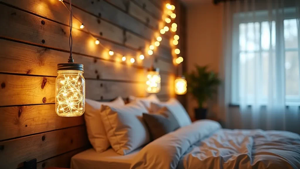 DIY Mason Jar Wall Lights