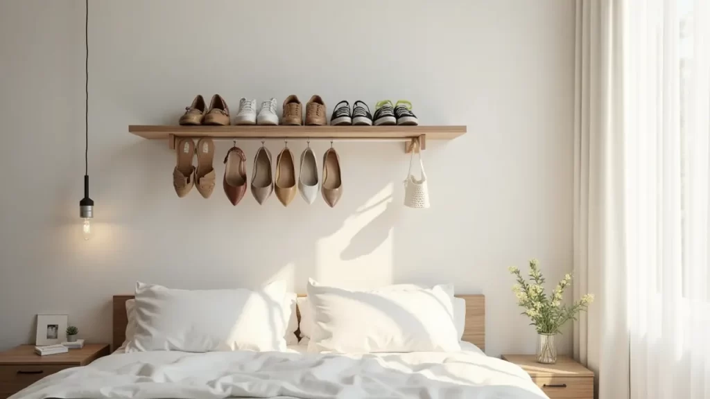 Wall-Mounted Shoe Rack
