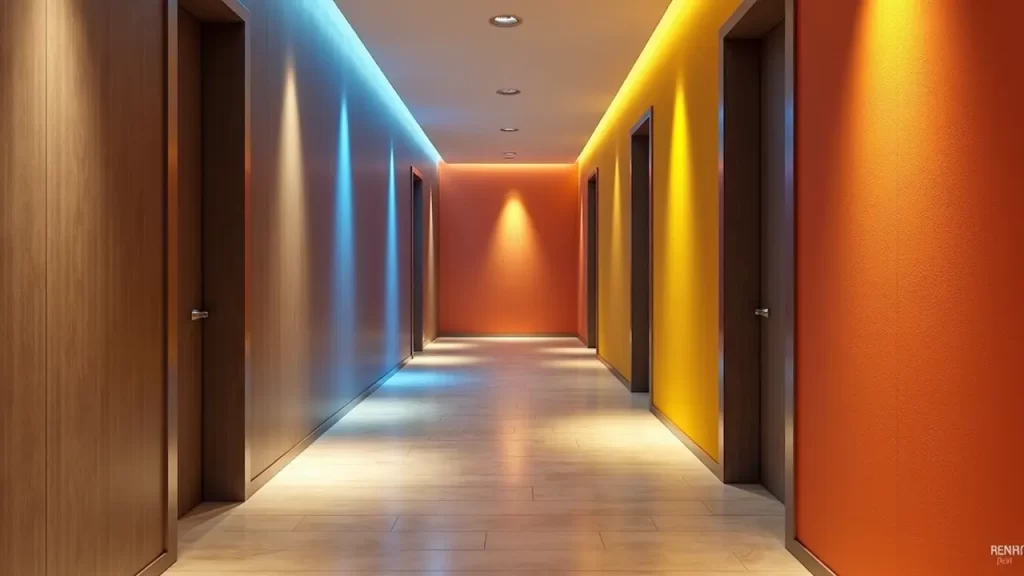 Coloured Accent Wall Lights