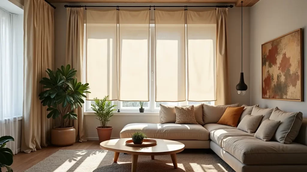 Hanging Fabric Panels