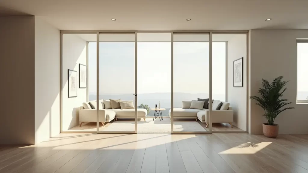 Partitions That Keep Light Flowing