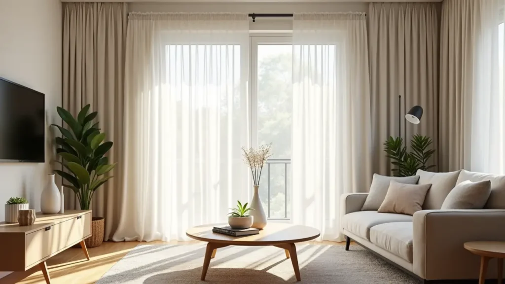 Curtains as Partitions