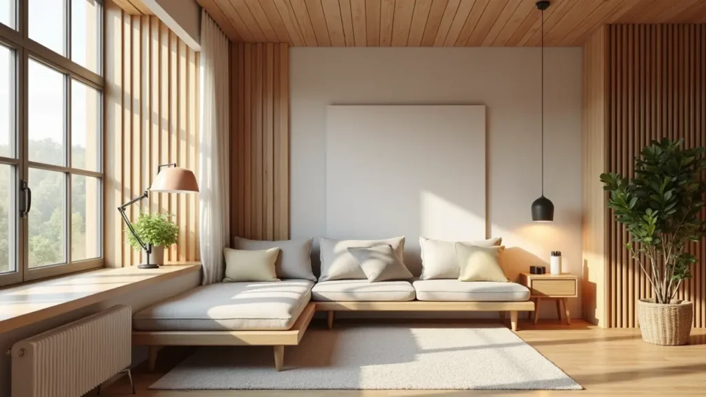 Horizontal Wood Slats