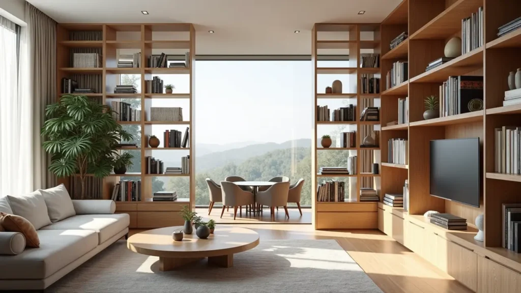 Open-back Bookshelves
