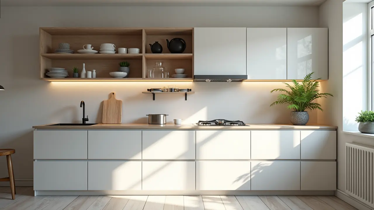 Wall-Mounted Storage Ideas for Tiny Kitchen Walls